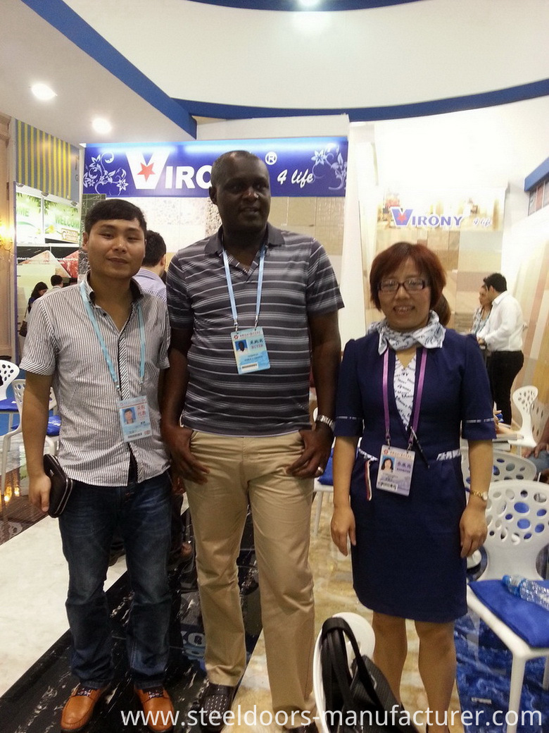 Security Steel Door with Durable Painting China Manufacturer (FD-904)